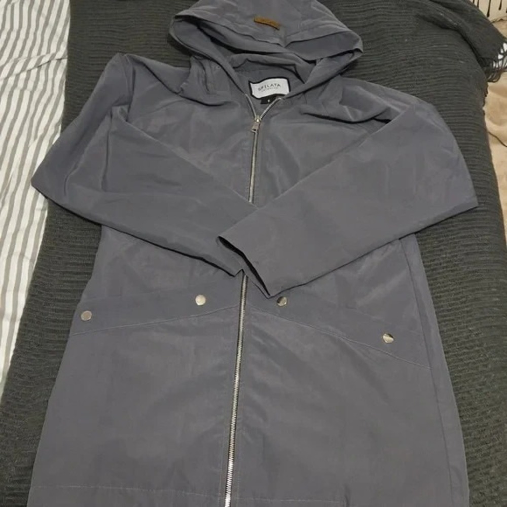 Max‎ Mara SFILATA Tessuto Long Windbreaker Lightweight Coat Size Medium (1)